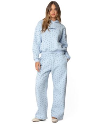 Модные женские спортивные брюки с цветочным принтом Edicted Womens