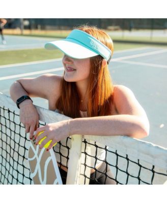 Women's Adjustable Band Sport Visor - Light Blue