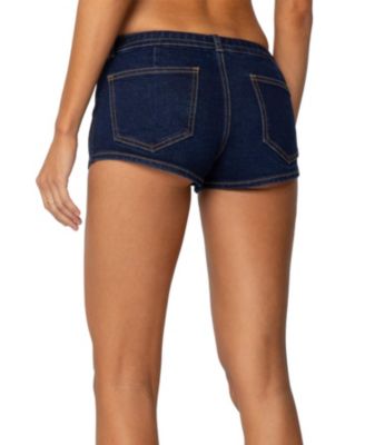 Women's Ciel Low Rise Denim Micro Shorts