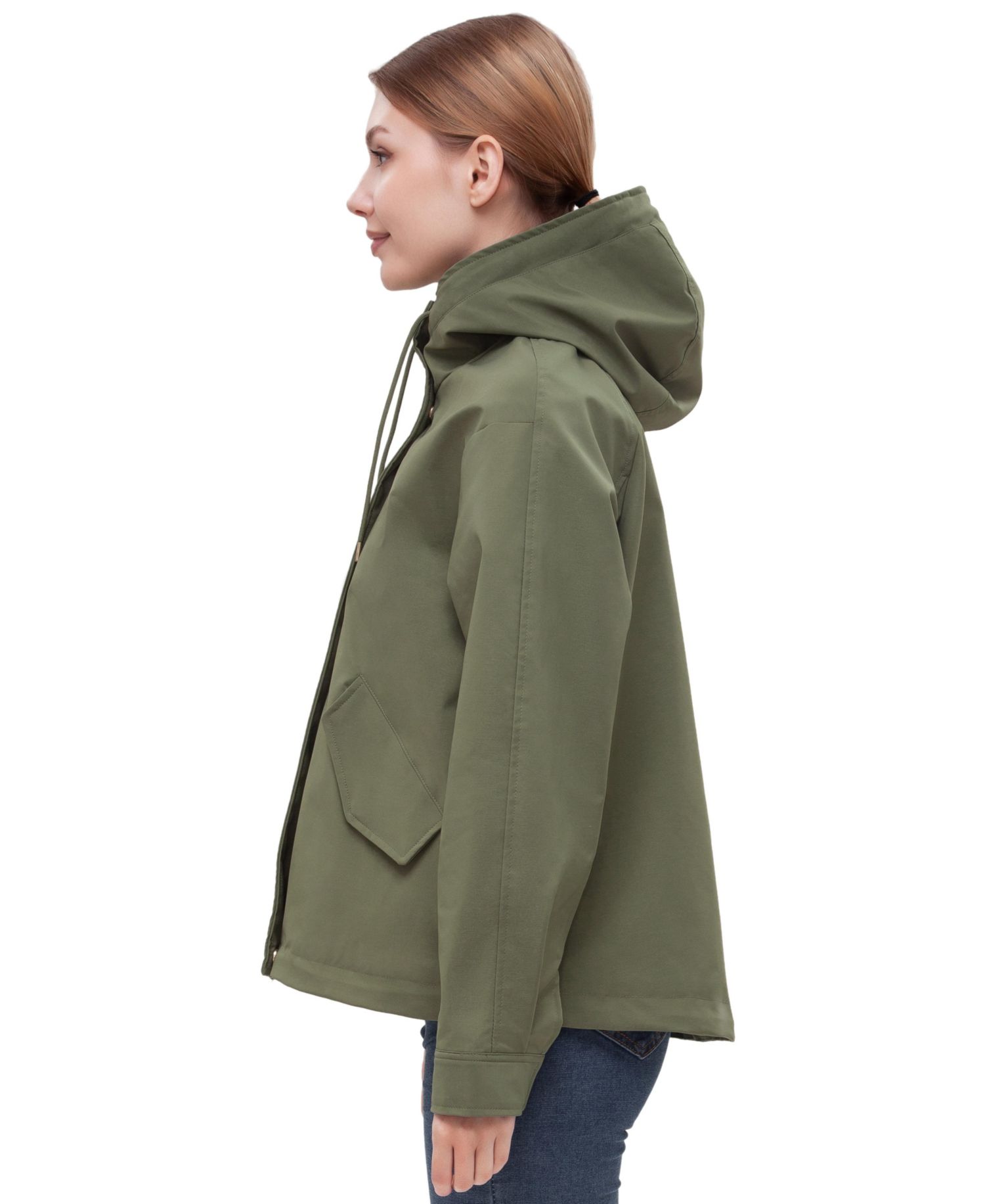 Women's Water-Resistant Hooded Jacket