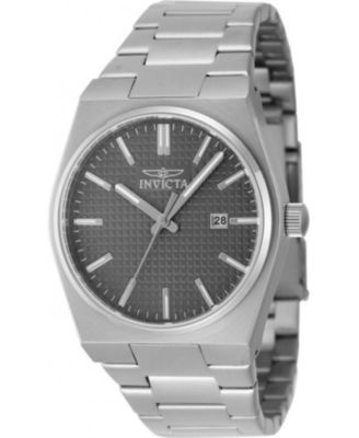 Мужские кварцевые часы Invicta 48391 Speedway с 3 стрелками и угольным циферблатом