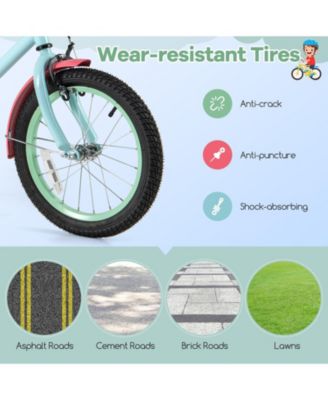 Kids Bike with Adjustable Handlebar and Saddle for 4-8 Years Old