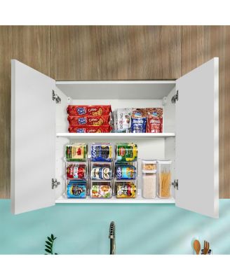 Canned Goods Organizer – Holds up to 48 standard cans for easy storage and access.