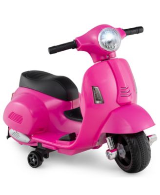 Kids Ride on Motorcycle Licensed Vespa with LED Headlight and Horn Sound