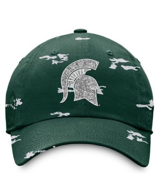 Женская зеленая шапка Betty Adjustable Hat от Michigan State Spartans с надписью 