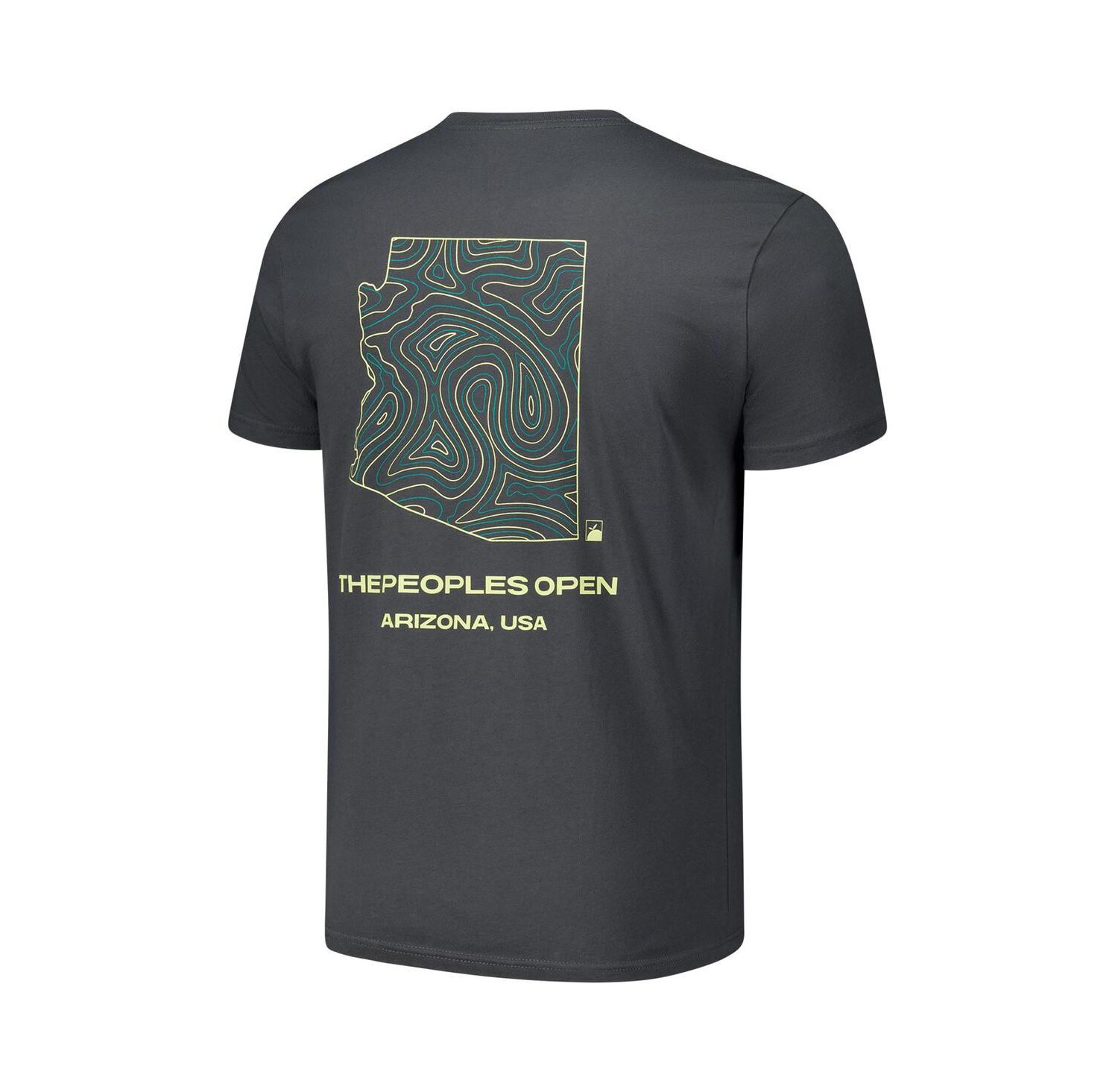 Men's and Women's Charcoal WM Phoenix Open Arizona T-Shirt