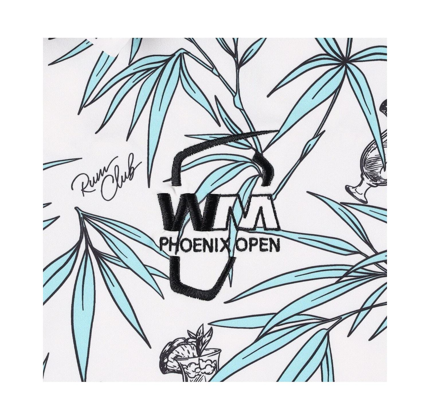 Men's White WM Phoenix Open Rum Club Polo Shirt