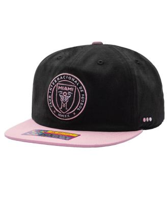 Fan Ink Men's and Women's Black Inter Miami CF Swingman Snapback Hat
