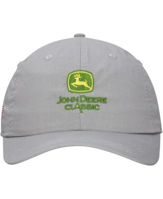 Men's and Women's Gray John Deere Classic Shawmut Adjustable Hat