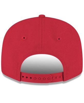 Мужская кепка-бейсболка New Era Scarlet Ohio State Buckeyes College Football Playoff 2024 с надписью National Champions Seal 9FIFTY Snapback