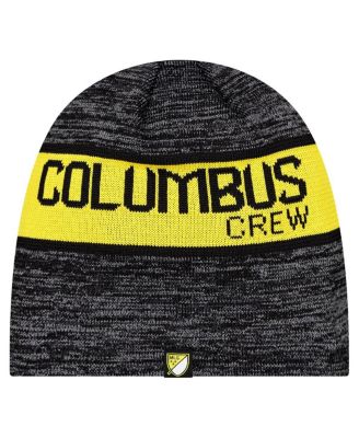 Мужская черная шапка-бини Columbus Crew 2025 Kickoff от New Era