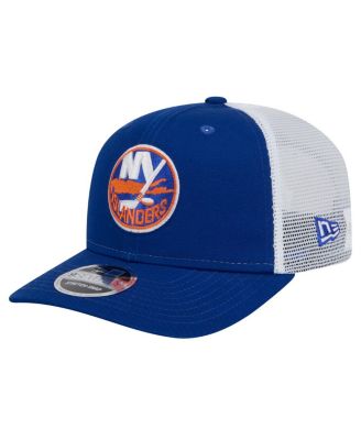 New Era - Men's Royal, White New York Islanders Core Trucker 9SEVENTY Stretch-Snap Hat