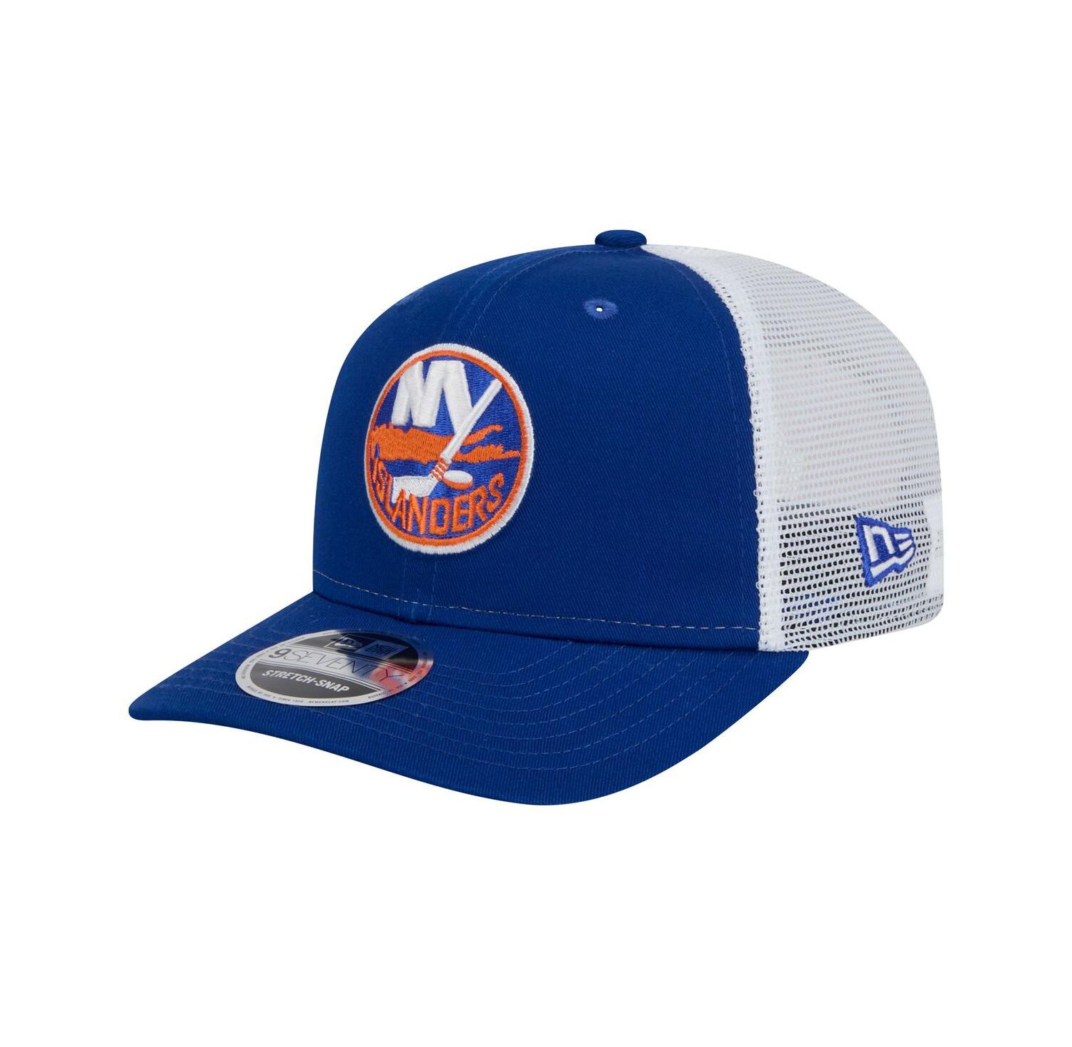 Men's Royal/White New York Islanders Core Trucker 9SEVENTY Stretch-Snap Hat
