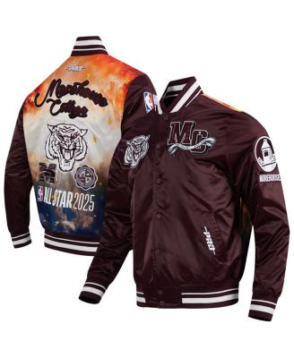 Pro Standard - Men's Wine All Star x HBCU Classic Full-Snap Satin Jacket