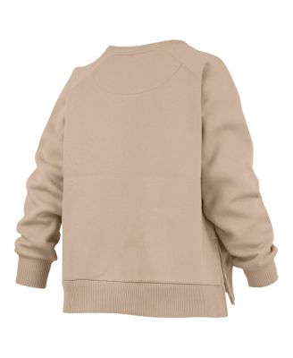 Женская толстовка-пуловер реглан цвета хаки в стиле семинолов штата Флорида с карманами Pressbox