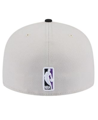 Мужские кроссовки New Era Sacramento Kings Stone Victory Grove с винтажной нашивкой на боку, 59-дюймовая приталенная шляпа