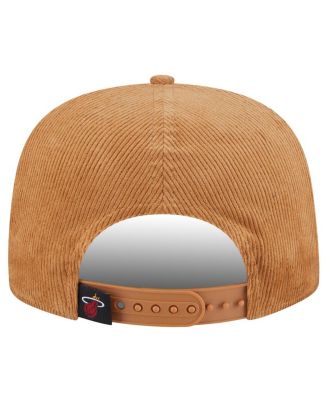 Новые мужские коричневые Майами Хит Виктори Гроув вельветовые кроссовки с булавкой для гольфа и регулируемой шляпой