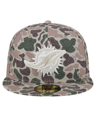 Men's Camo Miami Dolphins Geo 59FIFTY Fitted Hat