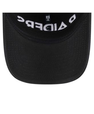 Женская черная шляпа New Era Las Vegas Raiders Cece 9TWENTY с регулируемой длиной