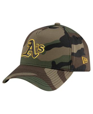 New Era - Men's Camo Athletics Woodland Team Pop 9FORTY A-Frame Adjustable Hat