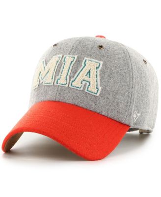 x Stoney Clover Lane Men's and Women's Gray/Orange Miami Dolphins Block Clean Up Adjustable Hat