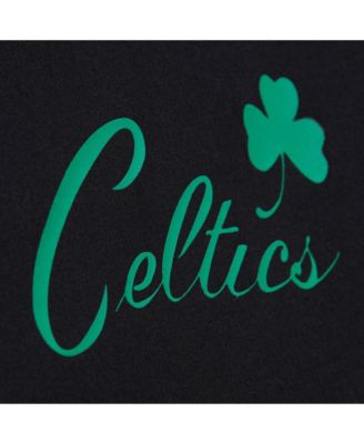 Мужская черная футболка премиум-класса из коллекции Boston Celtics Black Out от Mitchell & Ness
