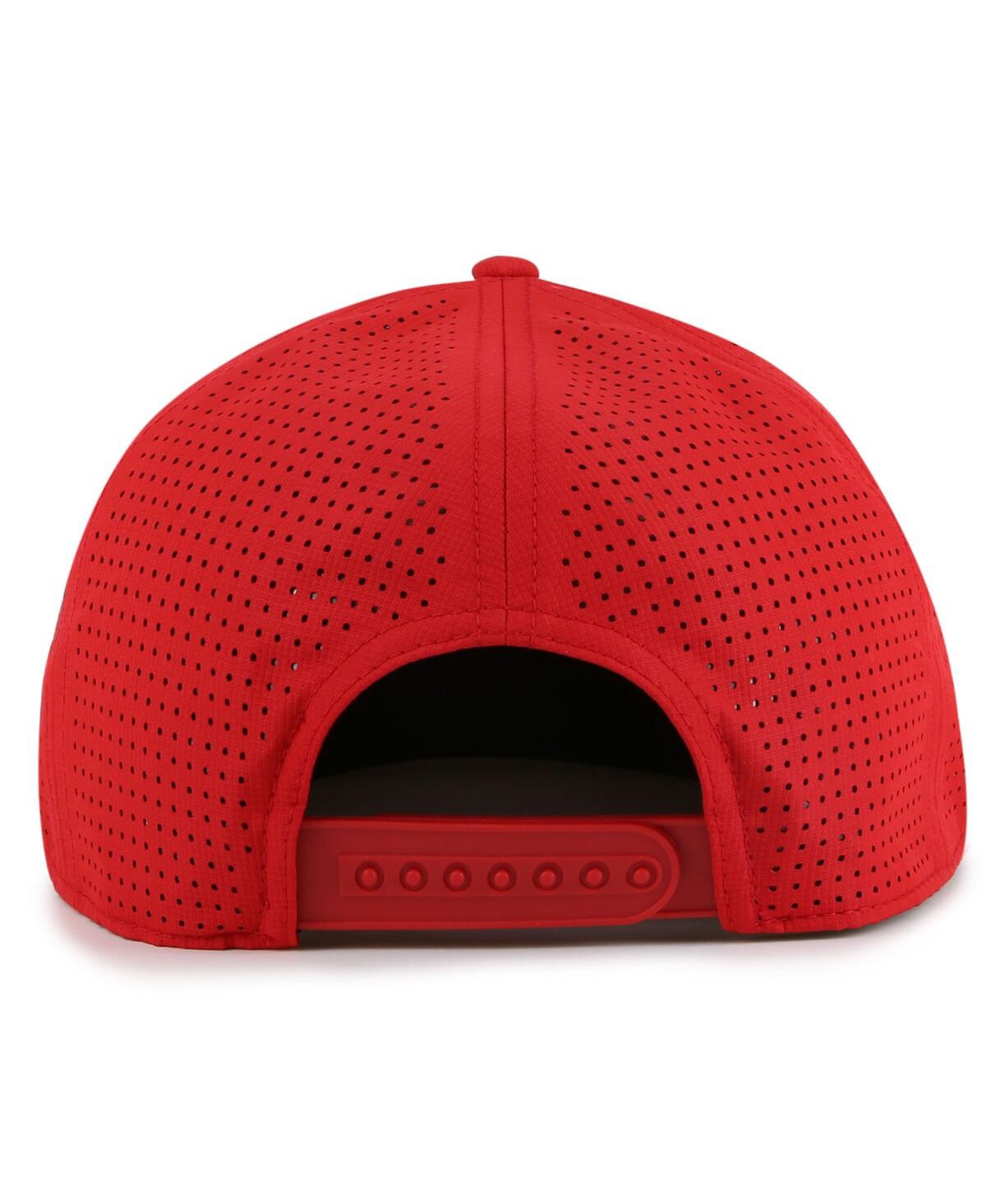 AMERICAN NEEDLE MEN'S RED DETROIT RED WINGS BUXTON PRO TECH ADJUSTABLE HAT 