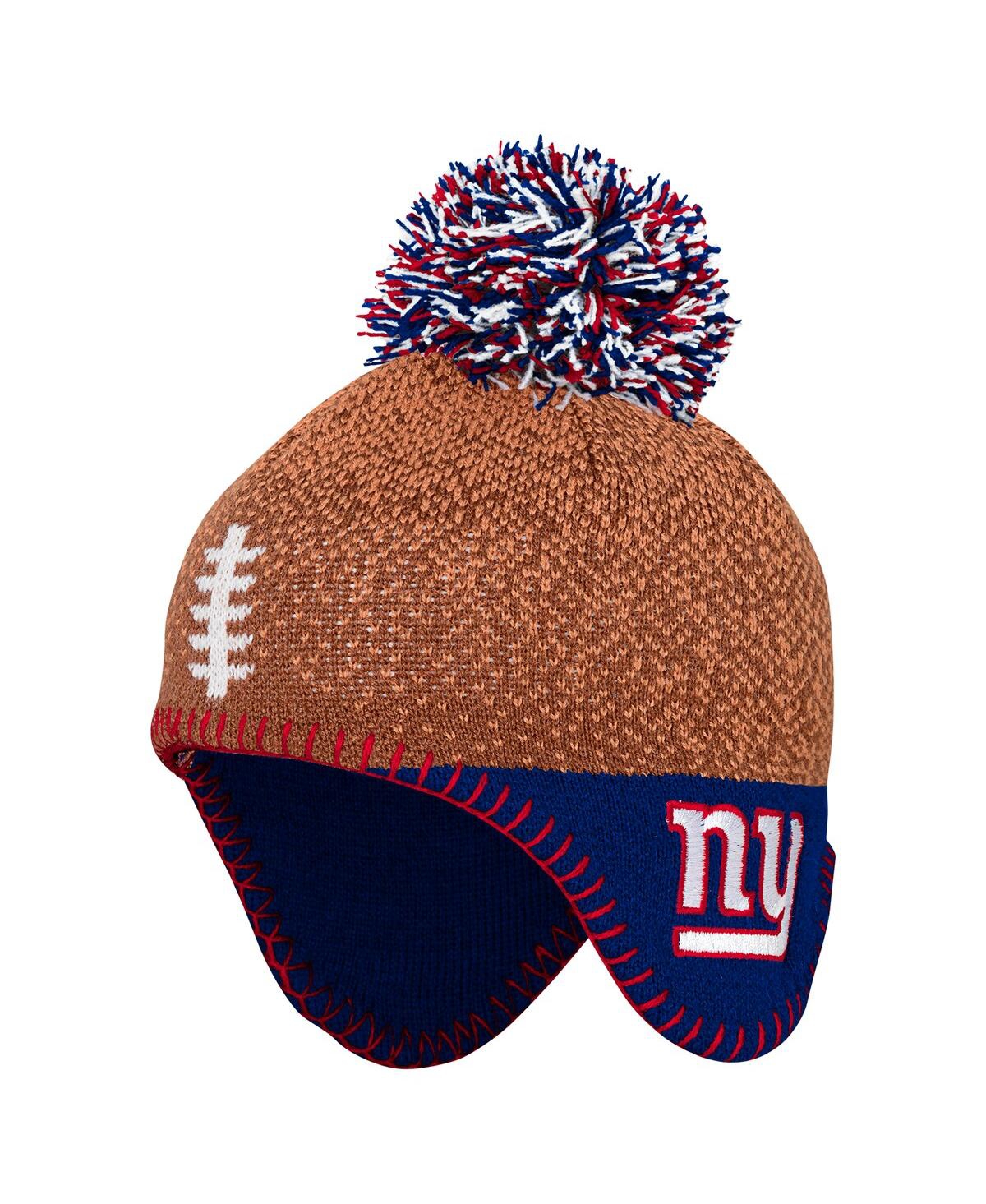 Outerstuff Preschool Brown Jacksonville Jaguars Football Head With Pom Knit Hat In Brown