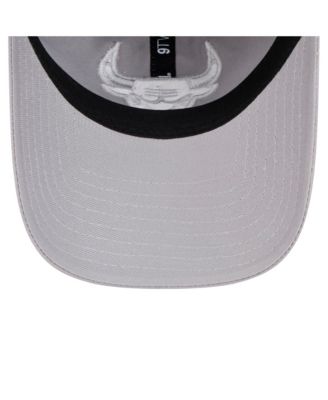 Мужская серая шляпа Chicago Bulls New Era с регулируемой длиной 92 см в тон