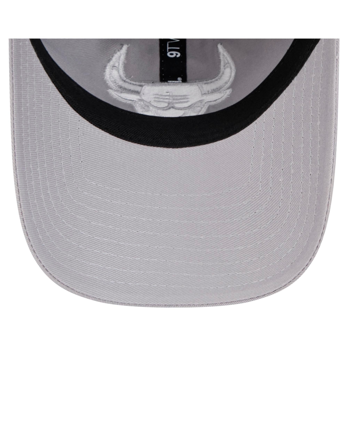 NEW ERA MEN'S GRAY CHICAGO BULLS TONAL 9TWENTY ADJUSTABLE HAT 