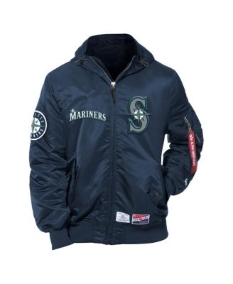 ジャケット・アウター PROFESSIONAL PADDED SETUP (NAVY) New Era Men's x Alpha Industries Navy Seattle Mariners