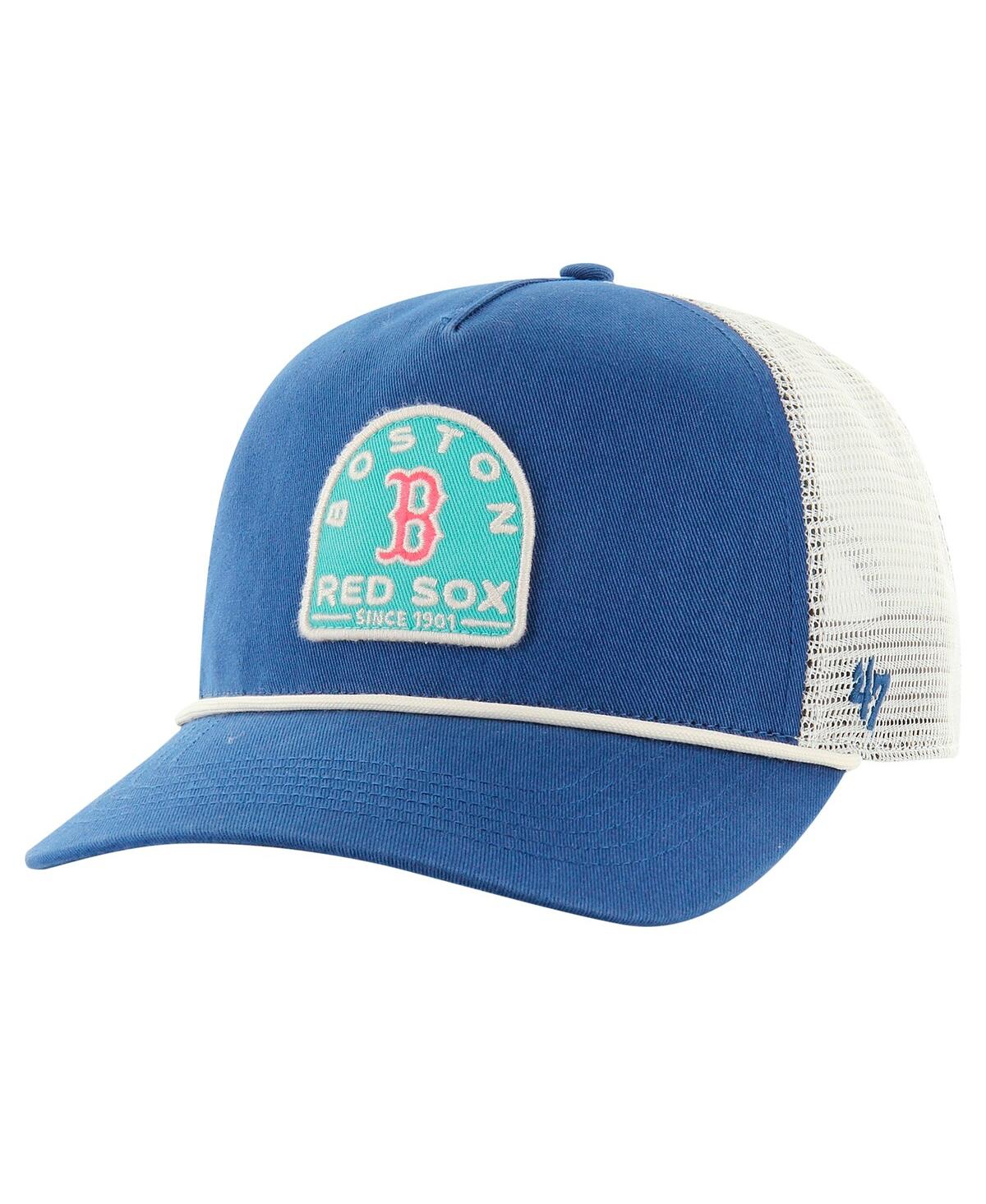 47 Brand Men's Navy Boston Red Sox Cypress Trucker Hitch Adjustable Hat In Navy
