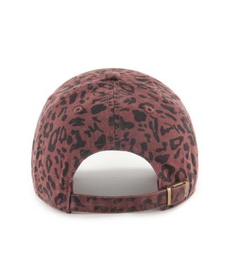 Женская брендовая коричневая кепка Boston Red Sox Tawny Clean Up с регулируемой посадкой, 47-го года выпуска.