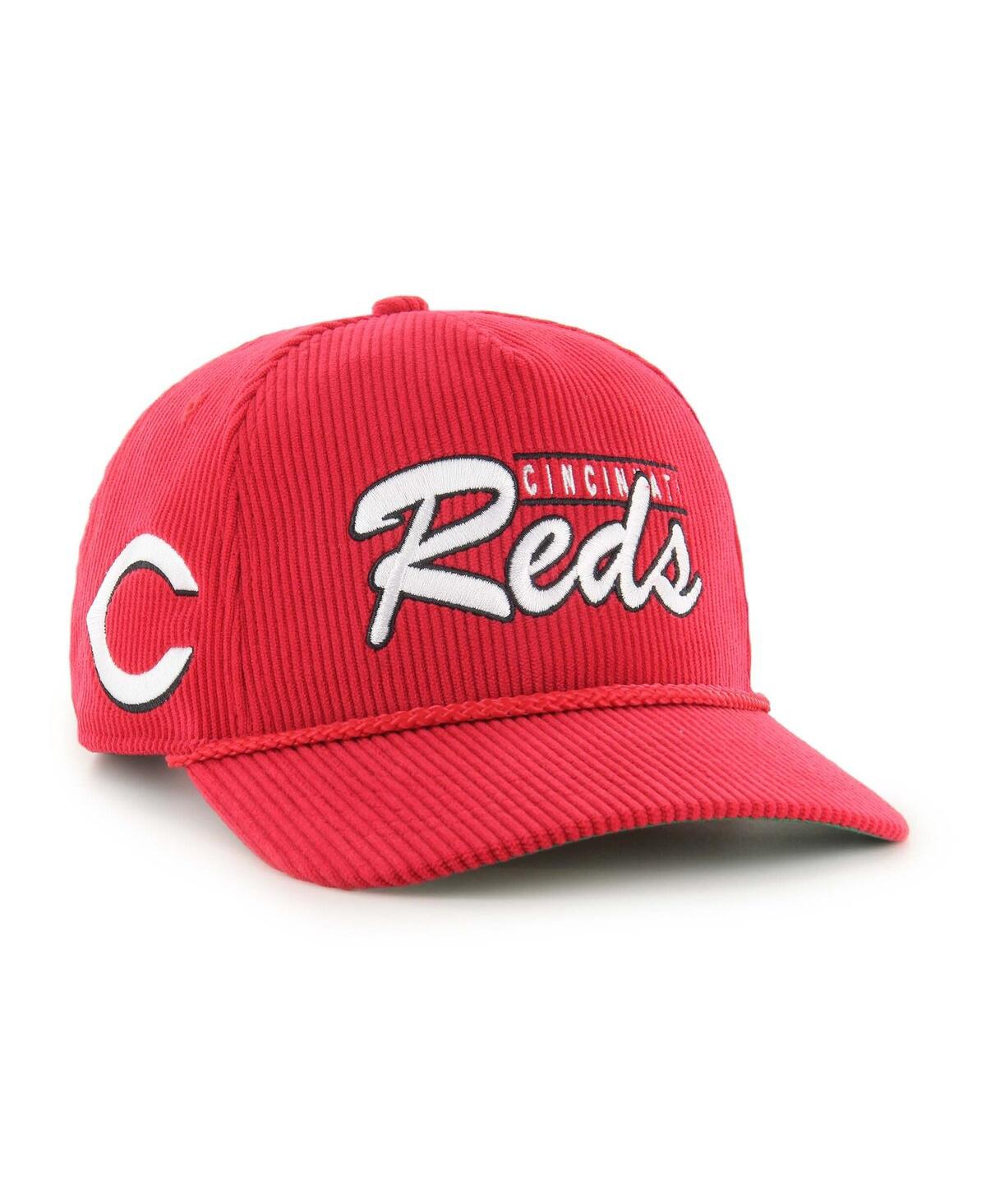 Shop 47 Brand Men's Red Cincinnati Reds Corduroy Hitch Adjustable Hat