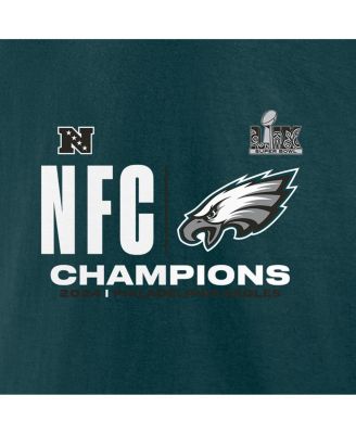 Мужская футболка Fanatics Midnight Green Philadelphia Eagles 2024 NFC Champions Big Tall Hail Mary от Fanatics