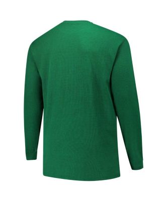 Фанатики мужские Келли зеленый Филадельфия Иглз большой высокий тепловой с длинным рукавом футболка