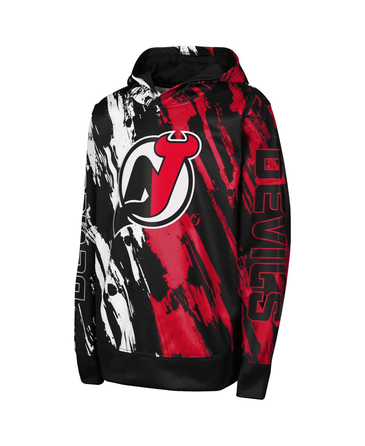 Outerstuff Preschool Red New Jersey Devils Master Snipe Pullover Hoodie In Red