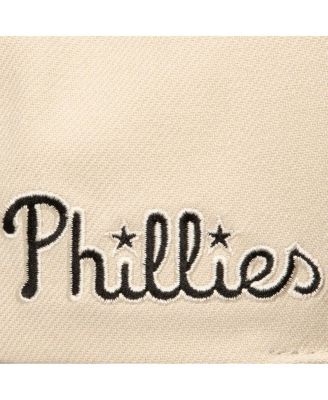Мужская кремовая кепка-снэпбэк от Mitchell & Ness Philadelphia Phillies
