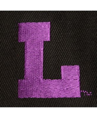 Мужская черная бейсболка Mitchell & Ness LSU Tigers Triple Play Snapback