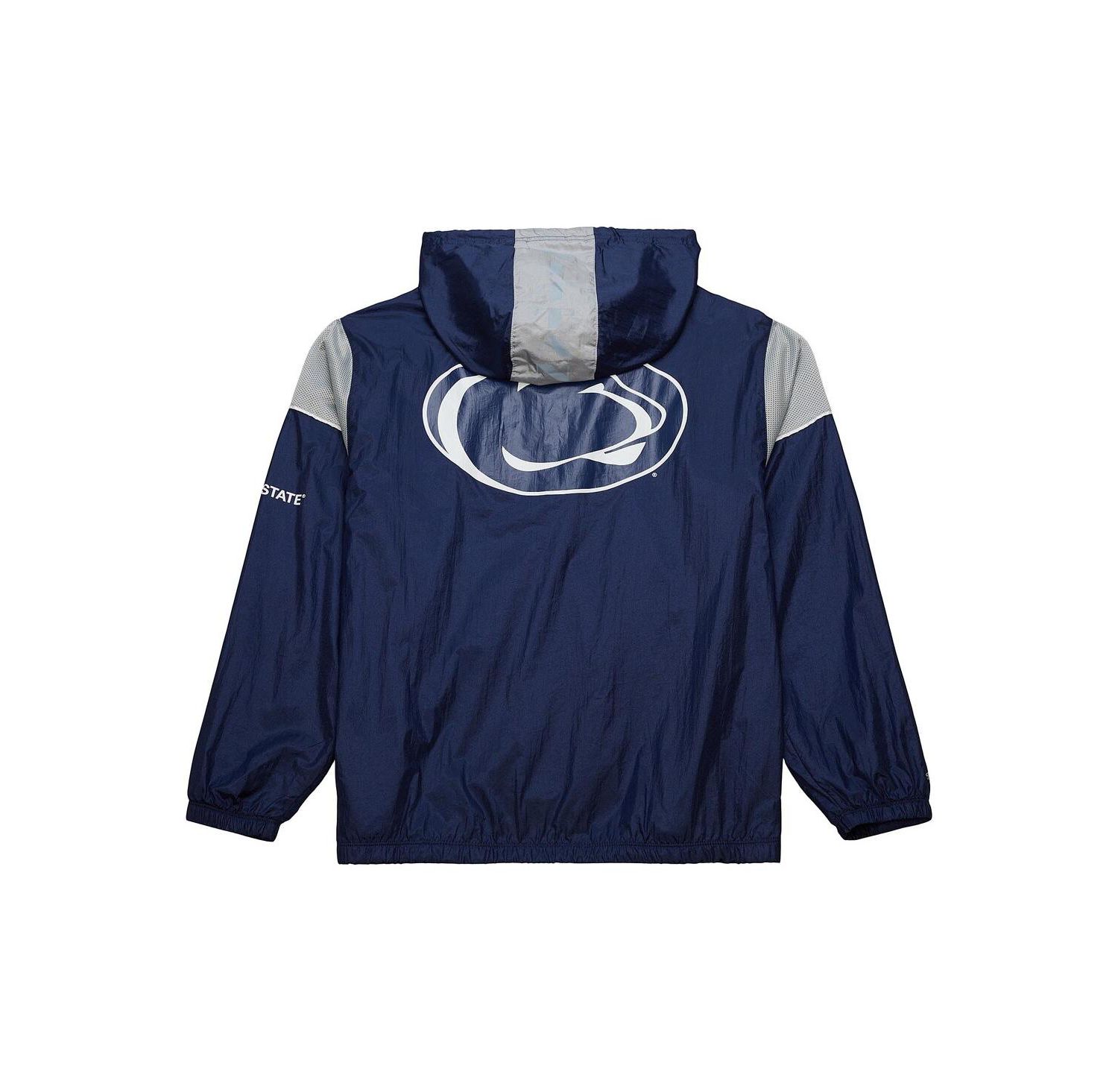 Men's Navy Penn State Nittany Lions Team 3.0 Anorak Half-Zip Hoodie Sweatshirt