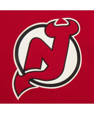 Мужская красная толстовка-пуловер на шнуровке New Jersey Devils Heritage от Mitchell & Ness