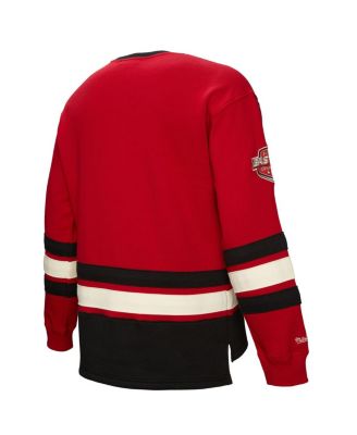 Men's Red New Jersey Devils Heritage Lace-Up Pullover Sweatshirt
