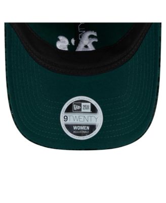 Женская спортивная шапка New Era Green Athletics Flair с регулируемой длиной 92 см
