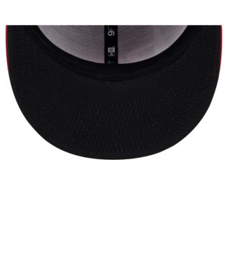 Мужская кепка-бейсболка New Era красного цвета Houston Rockets Sport Night Team Shadow 9FIFTY Snapback