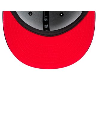 Мужская черная кепка-бейсболка New Era Atlanta Braves Splatter 9FIFTY Snapback