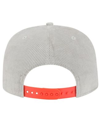 Men's Gray New York Mets Corduroy Golfer Snapback Hat