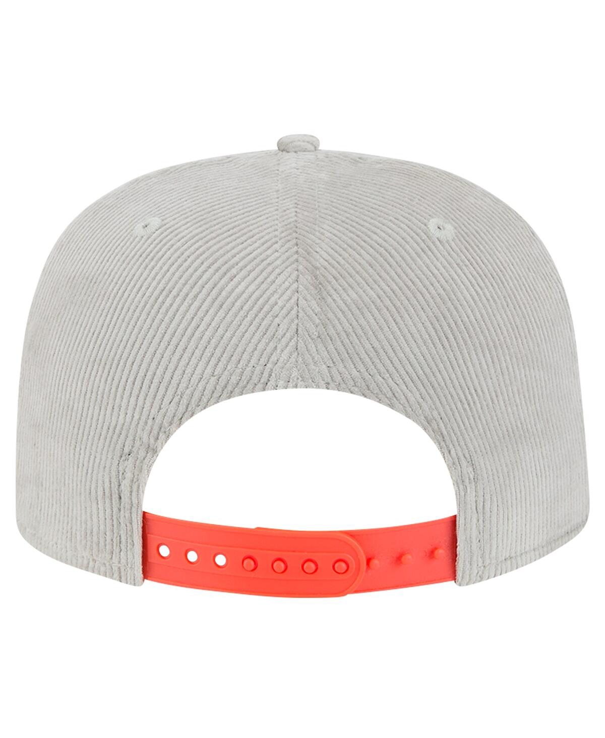 New Era Men's Gray New York Mets Corduroy Golfer Snapback Hat In Gray