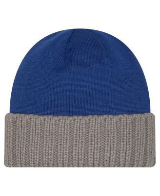 Мужская вязаная шапка с манжетами большого размера Royal Indianapolis Colts от New Era