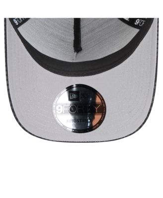 Мужская черная кепка Trucker 9FORTY с регулируемой оправой Golden State Warriors Midnight Ink в тон А-образной оправе New Era