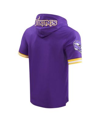 Мужская футболка с капюшоном Justin Jefferson Purple Minnesota Vikings от Pro Standard с именем и номером игрока